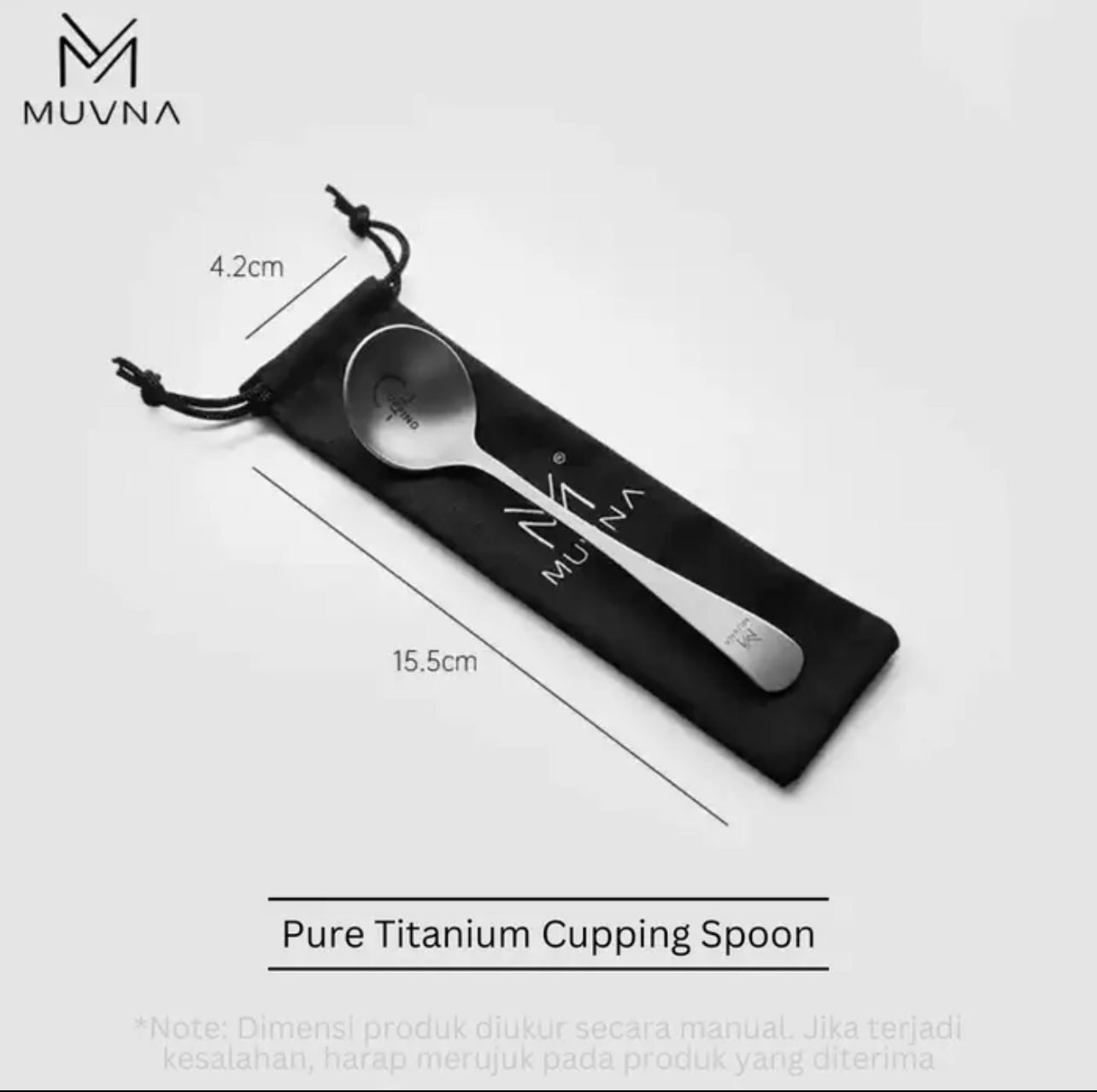 Muvna -TITANIUM COFFEE CUPPING SPOON