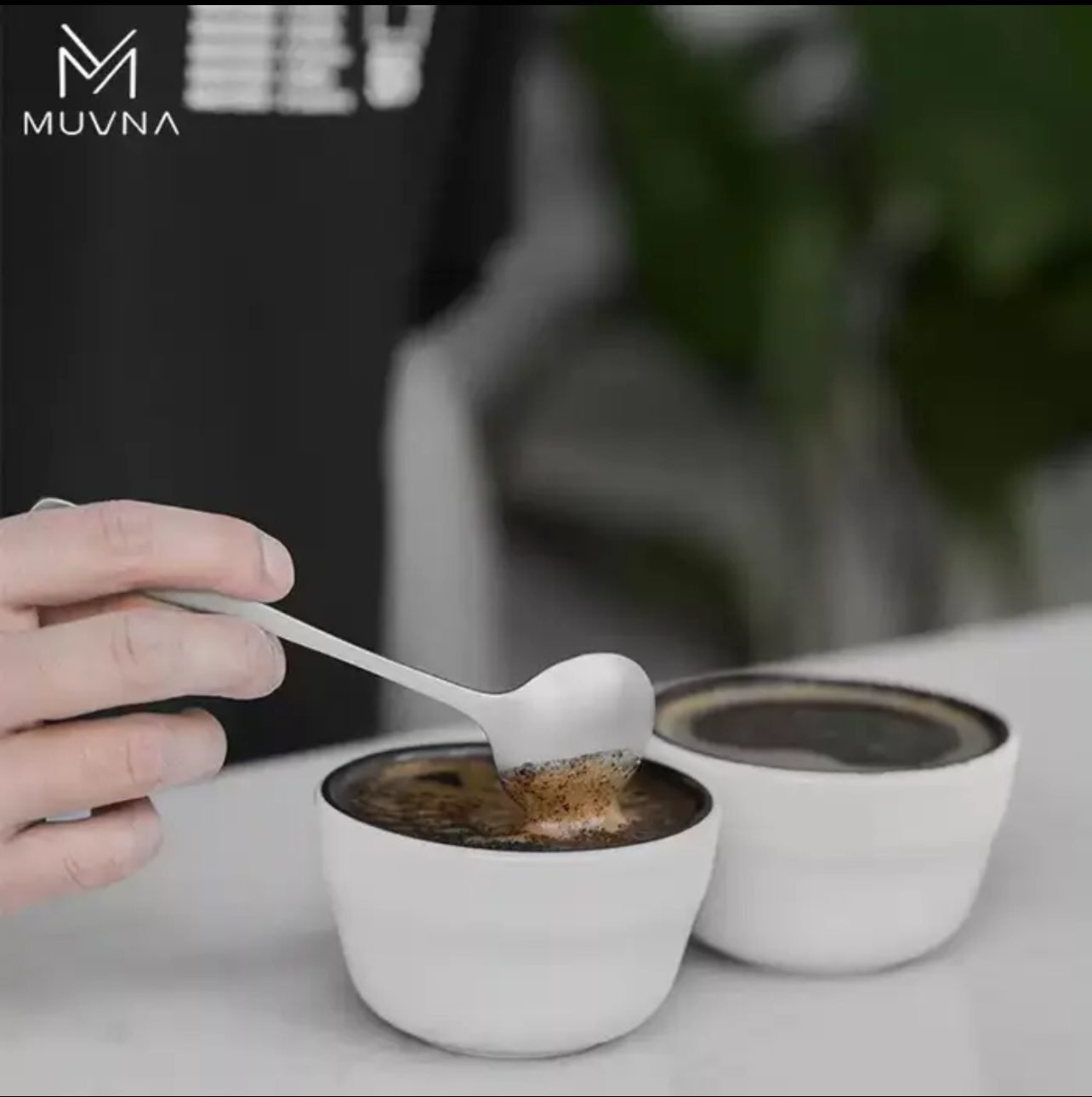 Muvna -TITANIUM COFFEE CUPPING SPOON - الصورة 4