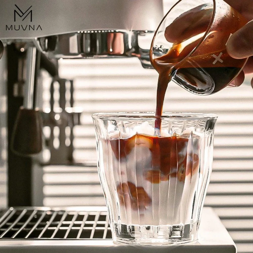 MUVNA - Ink Leaf Espresso Glass 160ml - الصورة 4