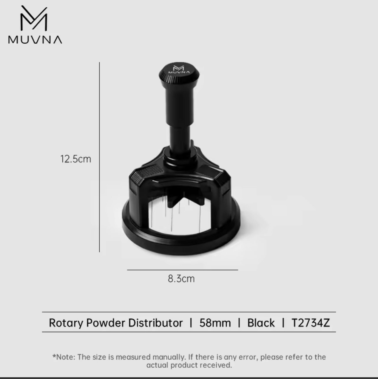 MUVNA - WDT Teemo Pro Needle Distributor-black-58mm