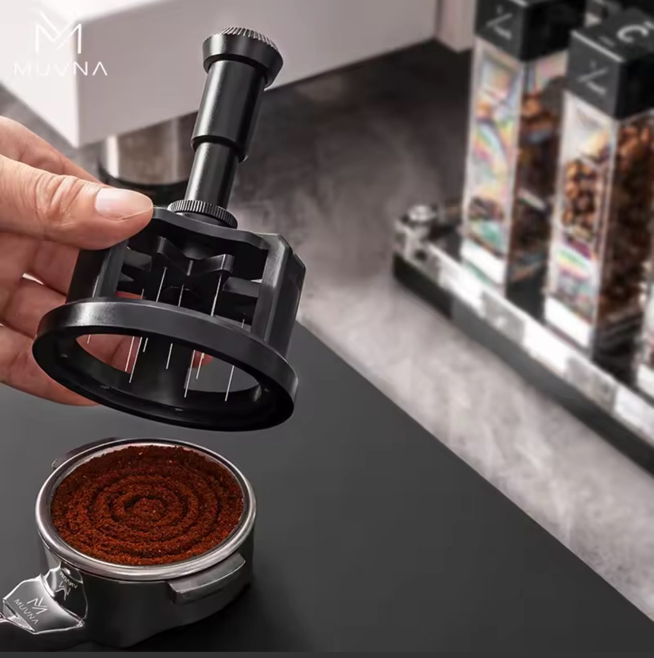 MUVNA - WDT Teemo Pro Needle Distributor-black-58mm - الصورة 5