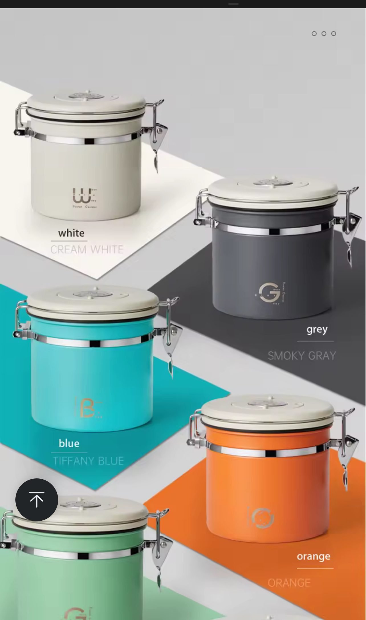 ⁦Muvna AIRTIGHT COFFEE BEAN STORAGE CANISTER 500 g⁩ - الصورة ⁦9⁩