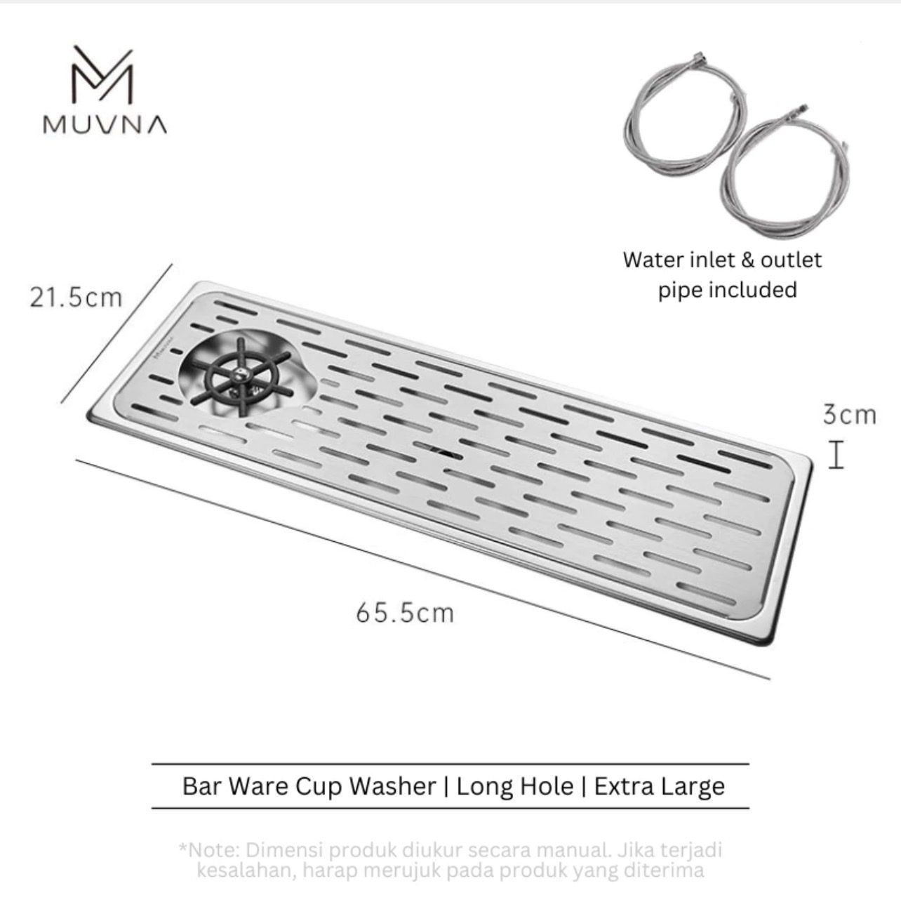 MUVNA | CUP RINSER 65.5 x 21.5 x 3 cm