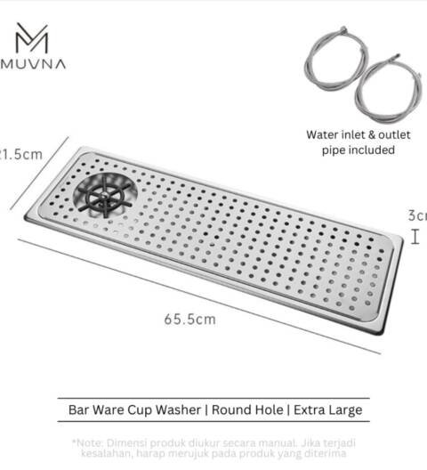 MUVNA | CUP RINSER 65.5 x 21.5 x 3 cm