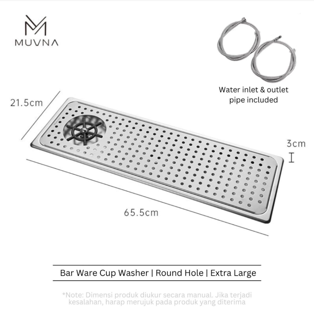 MUVNA | CUP RINSER 65.5 x 21.5 x 3 cm