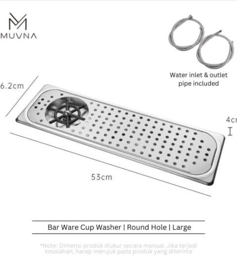 MUVNA | CUP RINSER 53 x 16.2 x 4cm