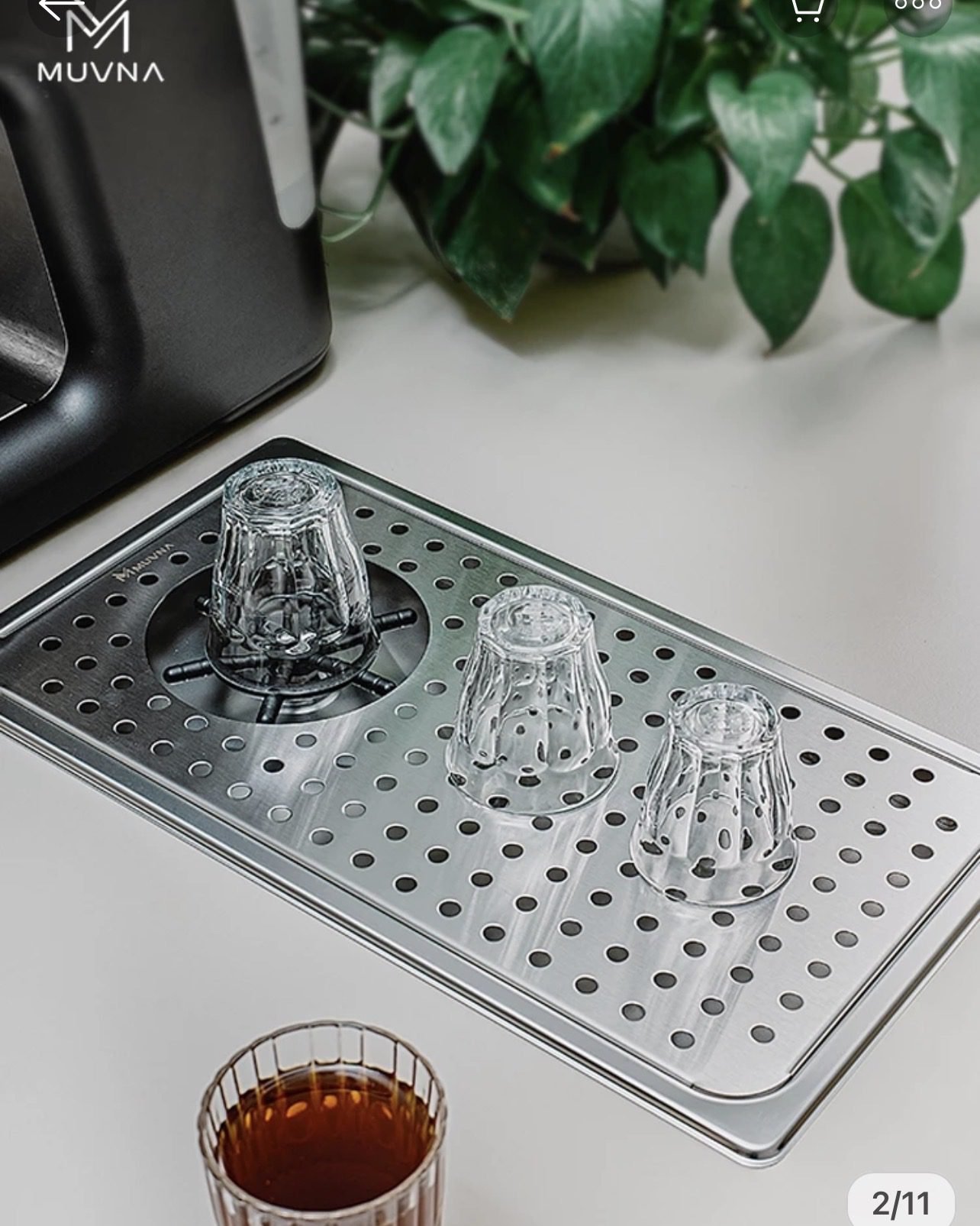 ⁦MUVNA | CUP RINSER 53 x 16.2 x 4cm⁩ - الصورة ⁦3⁩