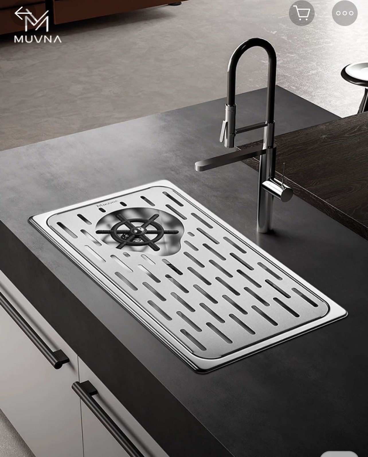 MUVNA | CUP RINSER 42.5 x 23 x 3 cm - الصورة 5