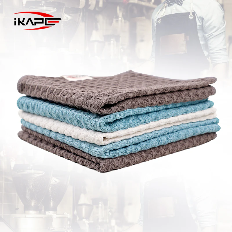 ⁦(30*30)IKAPE Espresso Bar Towel Cleaning Cloths Barista Micro Cloth⁩ - الصورة ⁦2⁩