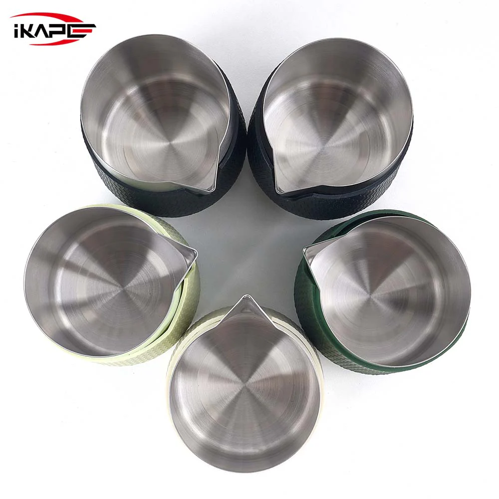 ⁦(600ml) IKAPE Espresso Milk Frothing Jug without Handle-Black⁩ - الصورة ⁦3⁩