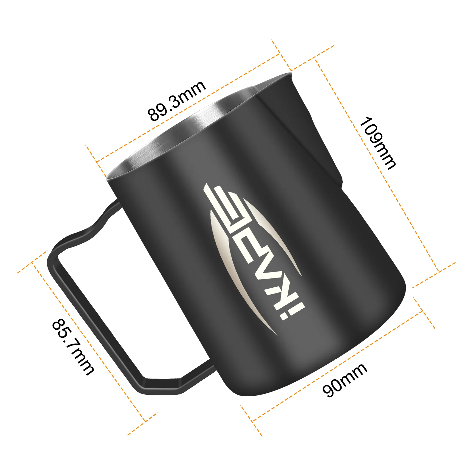 ⁦IKAPE Espresso V2 Milk Pitcher-Light Green⁩ - الصورة ⁦3⁩