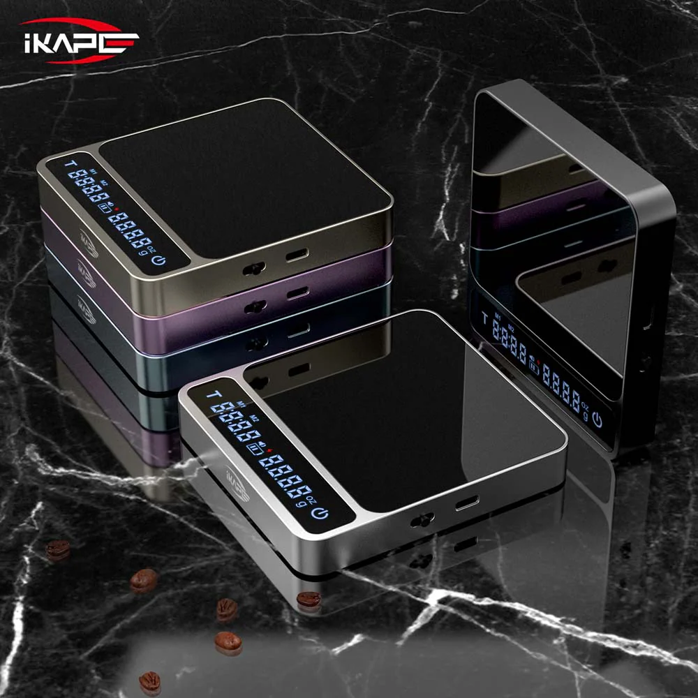 ⁦IKAPE Coffee Electronic Scale V2 for Drip coffee, Espresso (Blue)⁩ - الصورة ⁦3⁩