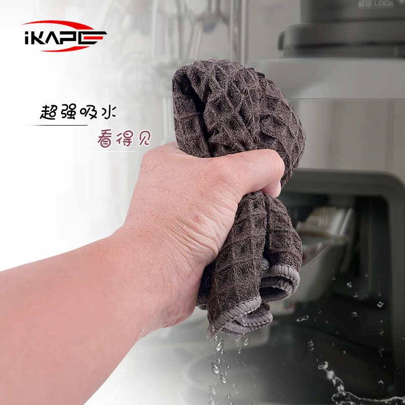 ⁦(30*30)IKAPE Espresso Bar Towel Cleaning Cloths Barista Micro Cloth⁩ - الصورة ⁦4⁩