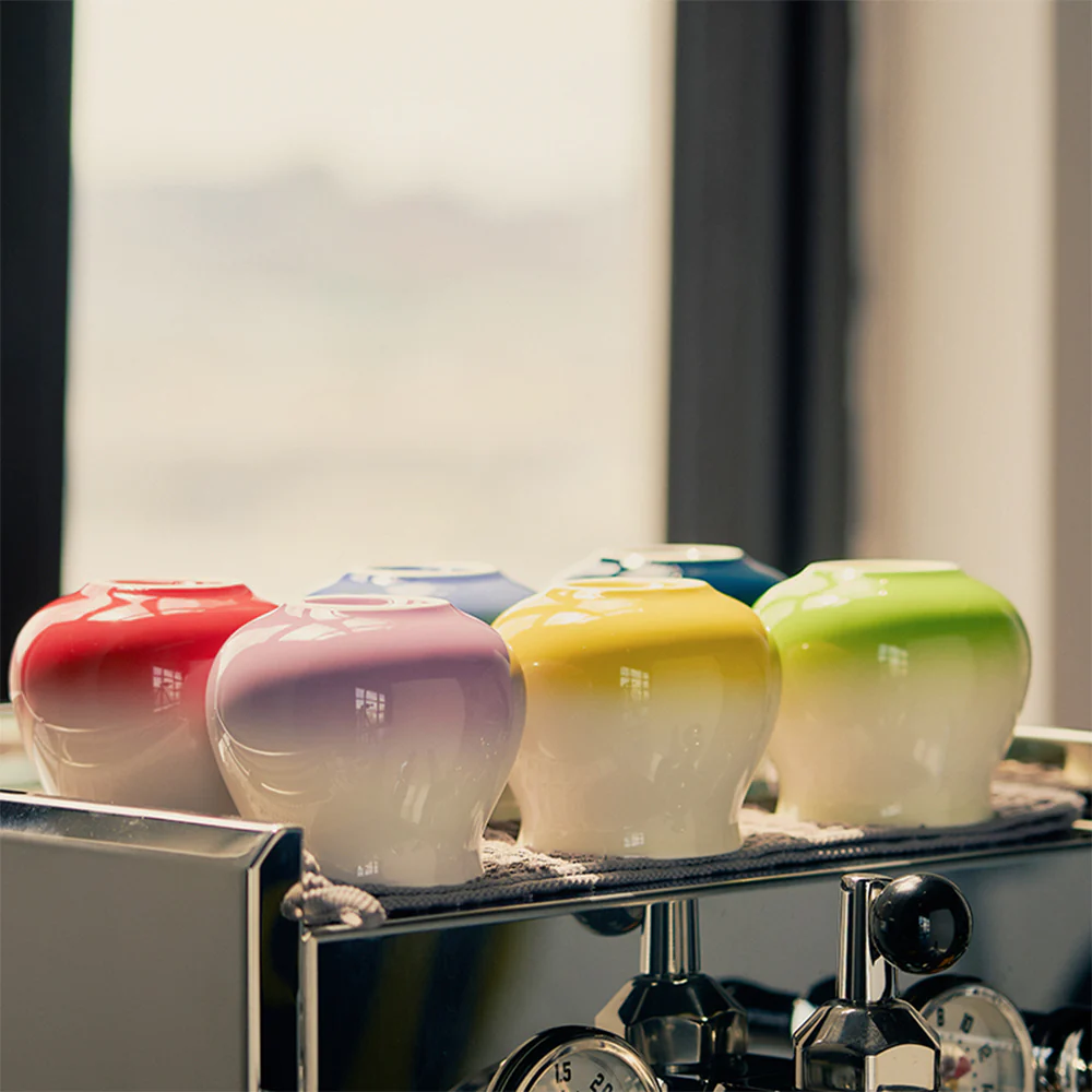 IKAPE Ceramic Combo Coffee Espresso Cup 180ml (Yellow) - الصورة 7