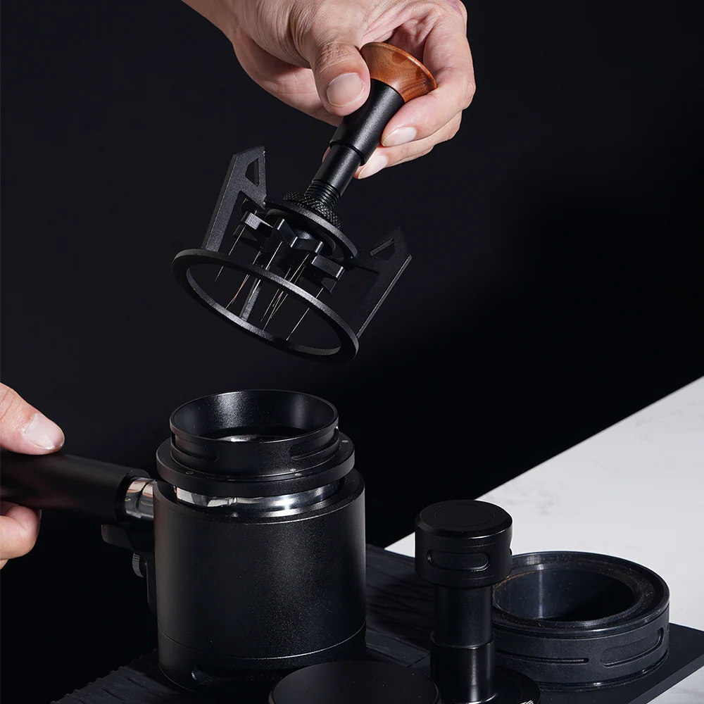 ⁦IKAPE V3 Espresso Rotary Springback WDT Distribution Tool 58mm⁩ - الصورة ⁦7⁩