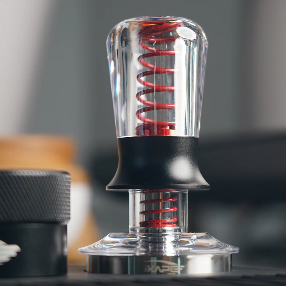 ⁦IKAPE V3 Coffee Calibrated Tamper Transparent v2 58.5 mm⁩ - الصورة ⁦2⁩