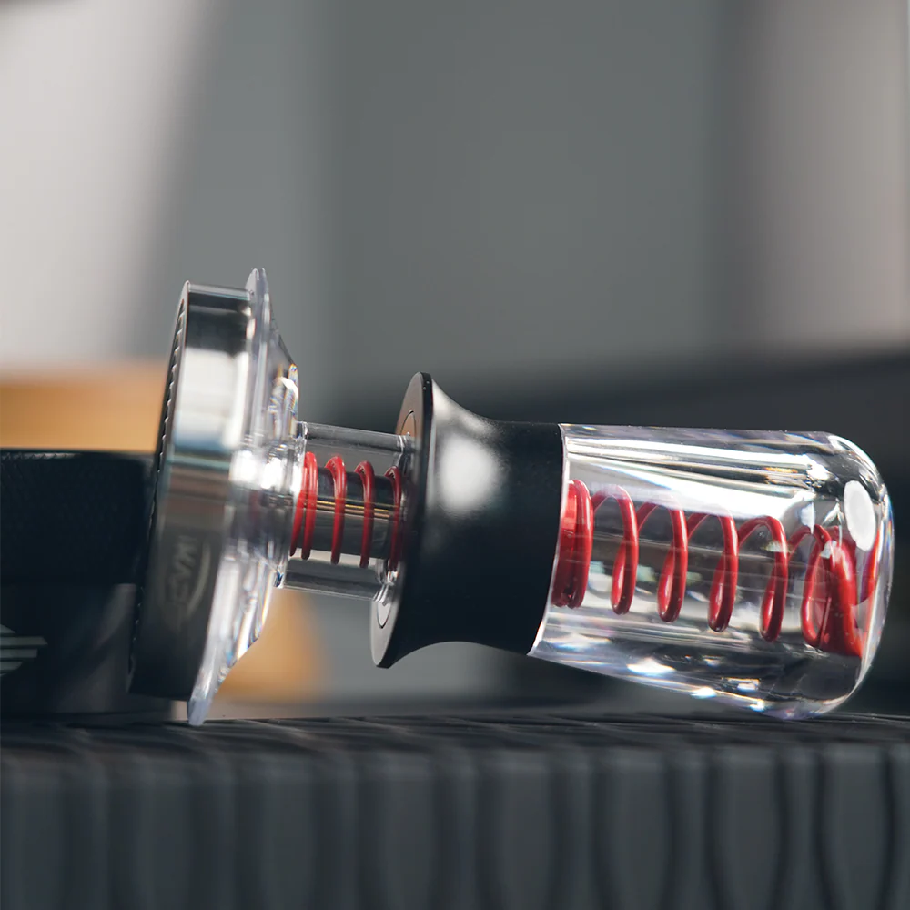 ⁦IKAPE V3 Coffee Calibrated Tamper Transparent v2 58.5 mm⁩ - الصورة ⁦3⁩