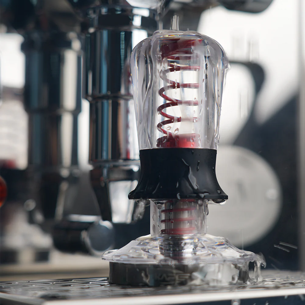 ⁦IKAPE V3 Coffee Calibrated Tamper Transparent v2 58.5 mm⁩ - الصورة ⁦4⁩