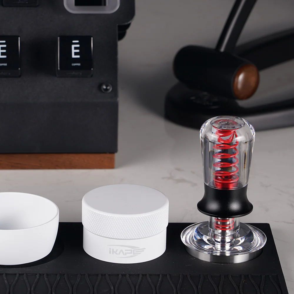 ⁦IKAPE V3 Coffee Calibrated Tamper Transparent v2 58.5 mm⁩ - الصورة ⁦5⁩