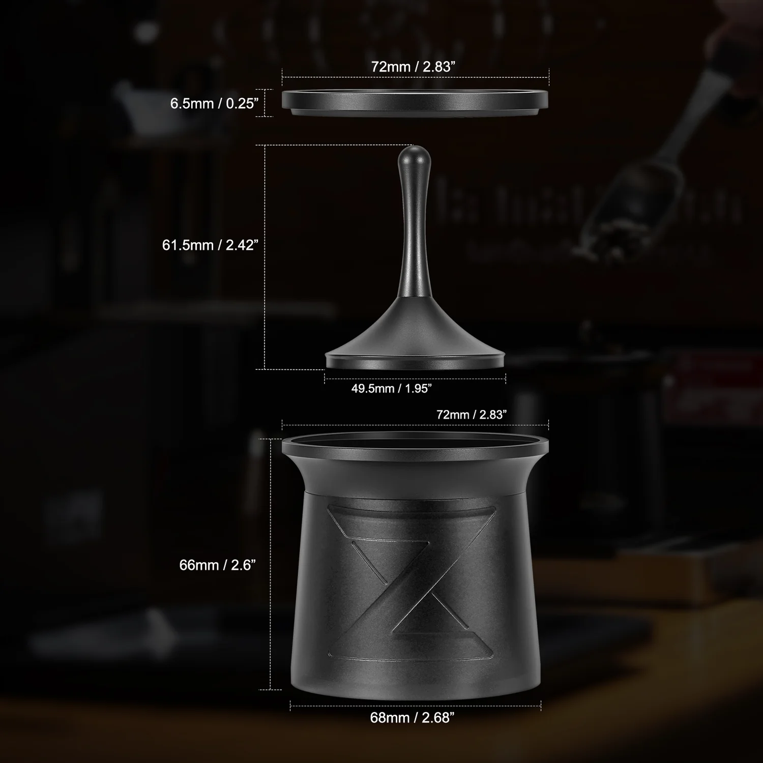 ⁦IKAPE Coffee Blind Shaker Espresso Powder V2 Receiver Cup 51 mm⁩ - الصورة ⁦10⁩