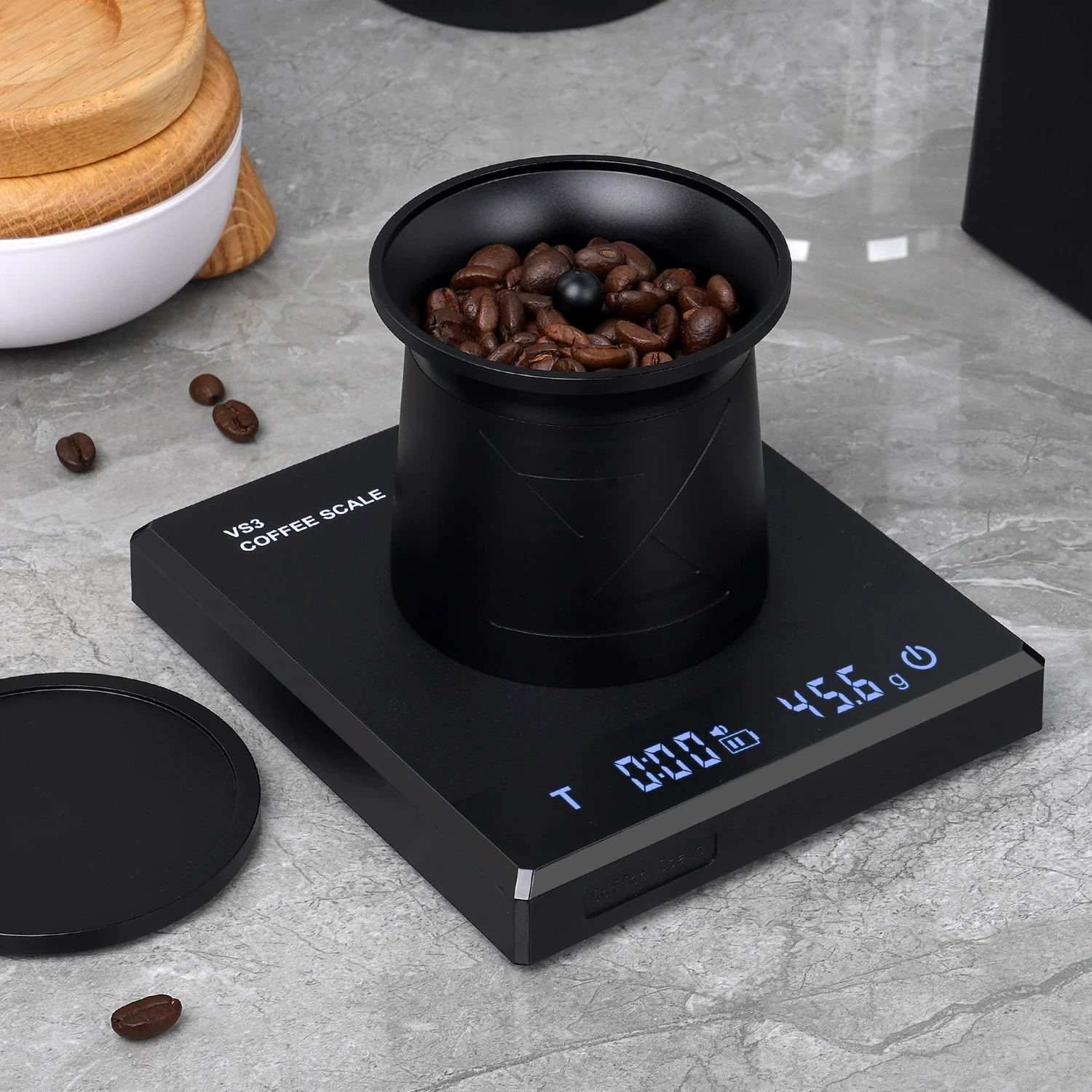 ⁦IKAPE Coffee Blind Shaker Espresso Powder V2 Receiver Cup 51 mm⁩ - الصورة ⁦3⁩