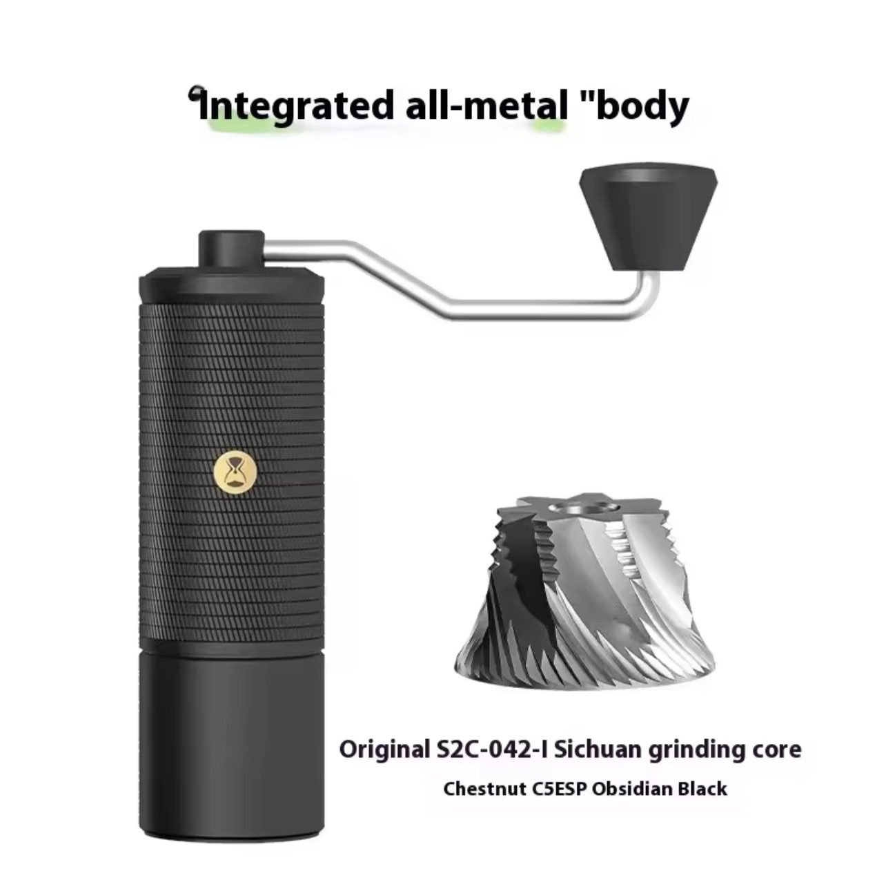 ⁦TIMEMORE C5 ESP COFFEE GRINDER: BLACK⁩ - الصورة ⁦3⁩