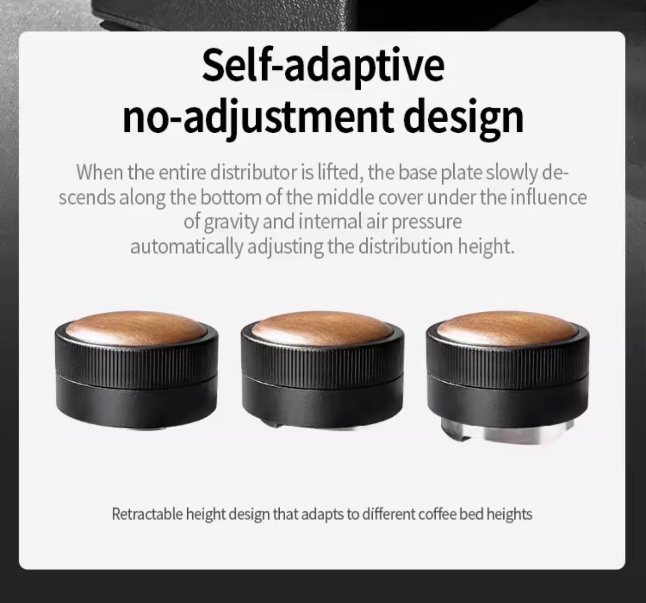 Gravity Coffee distributor 51 mm - الصورة 4