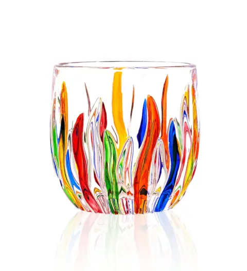 IKAPE Espresso/Flat White Cup 270ml Capacity DarkRainbow