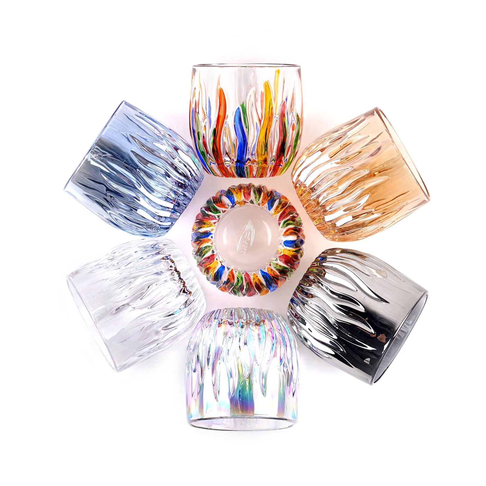 IKAPE Espresso/Flat White Cup 270ml Capacity DarkRainbow - الصورة 4