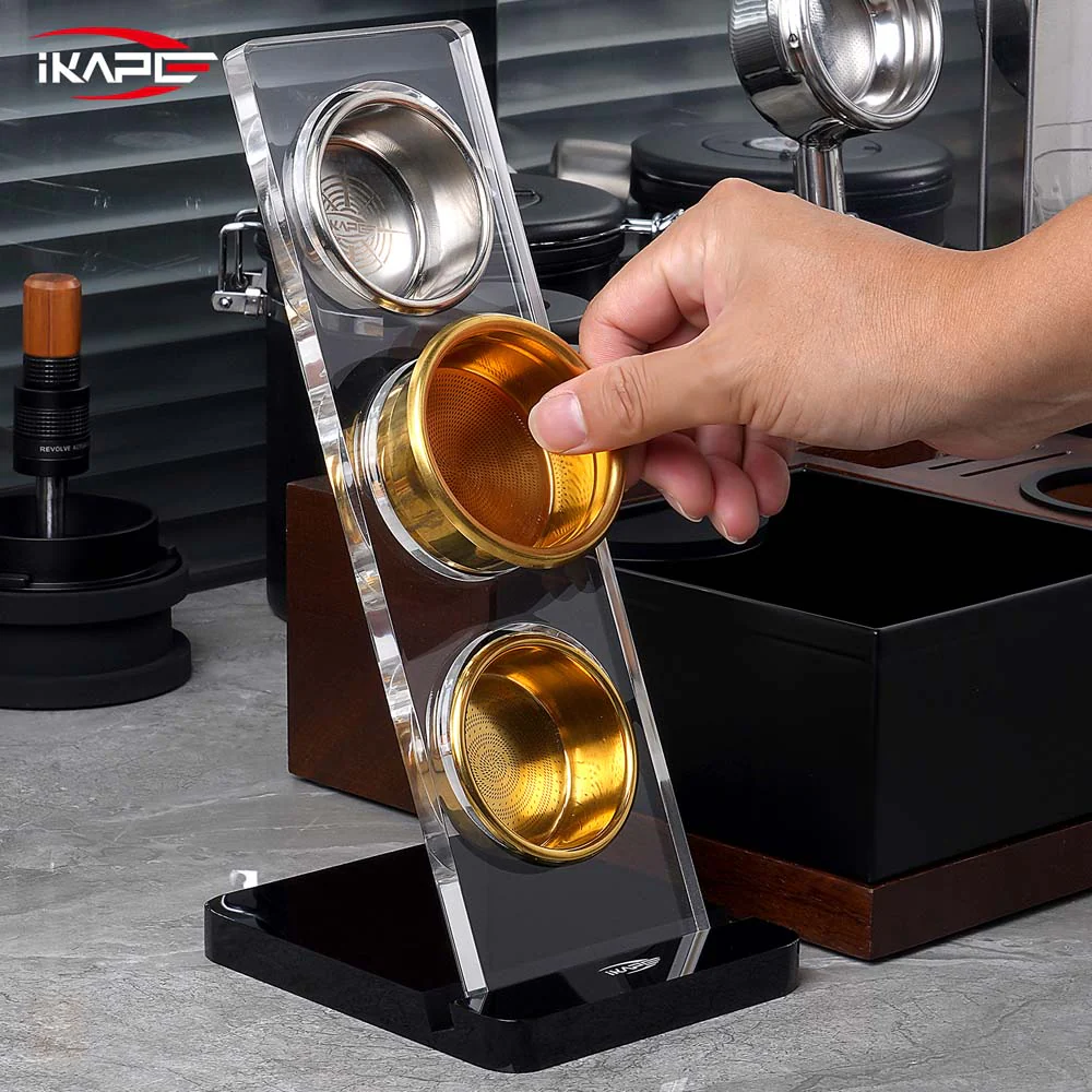 IKAPE Espresso Portafilter Basket Display Stand - الصورة 2