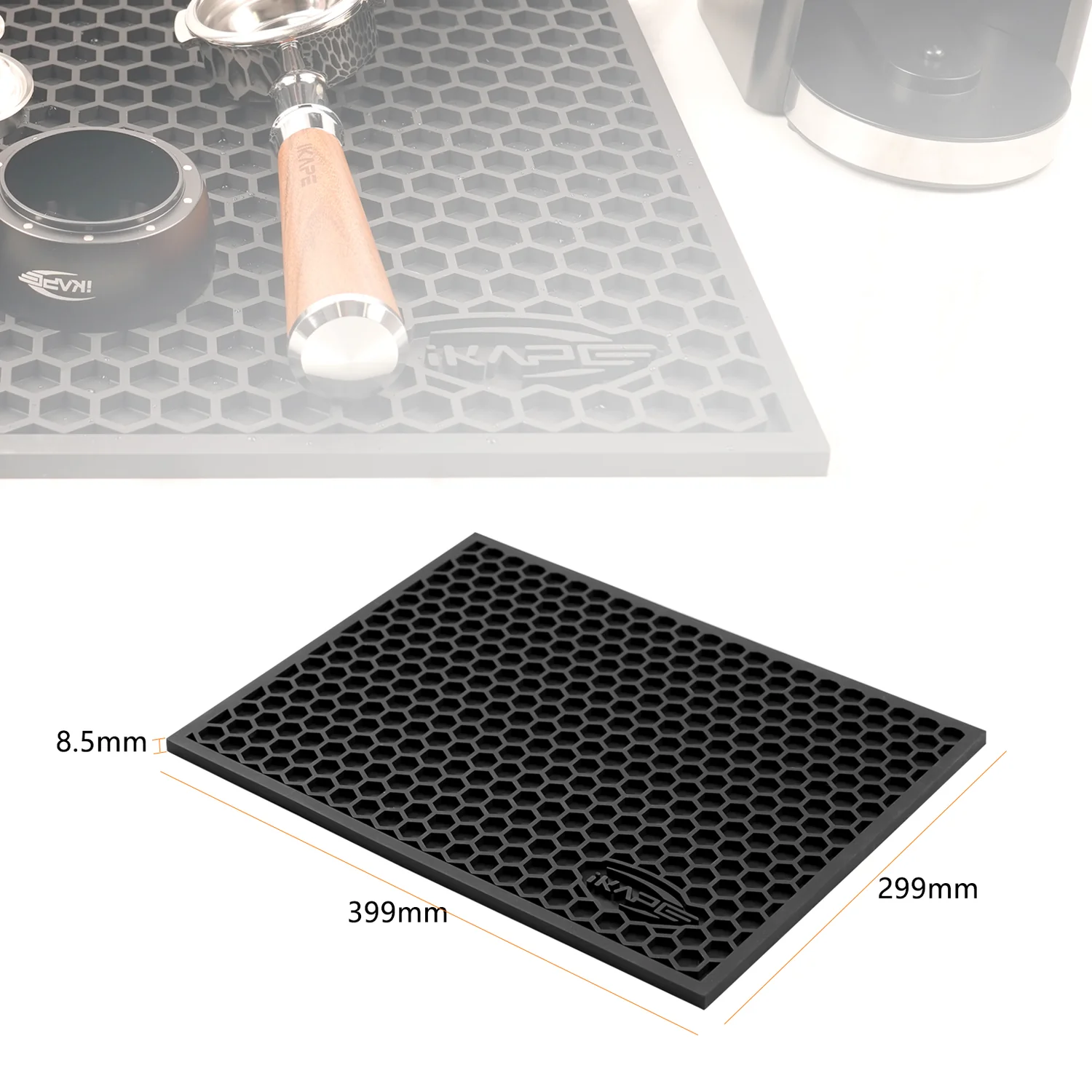 ⁦IKAPE Drying Coffee Maker Mat, Multi-functional Water Filter Mat⁩ - الصورة ⁦3⁩