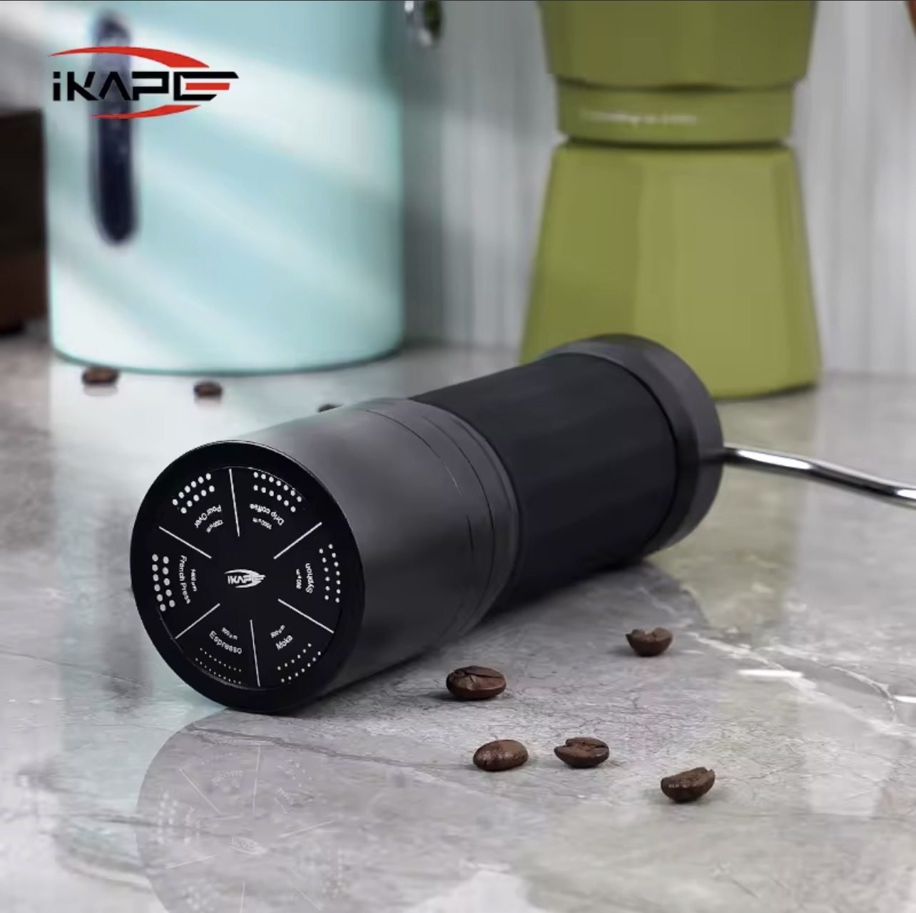 ⁦IKAPE V2 Manual Coffee Grinder KM7⁩ - الصورة ⁦3⁩