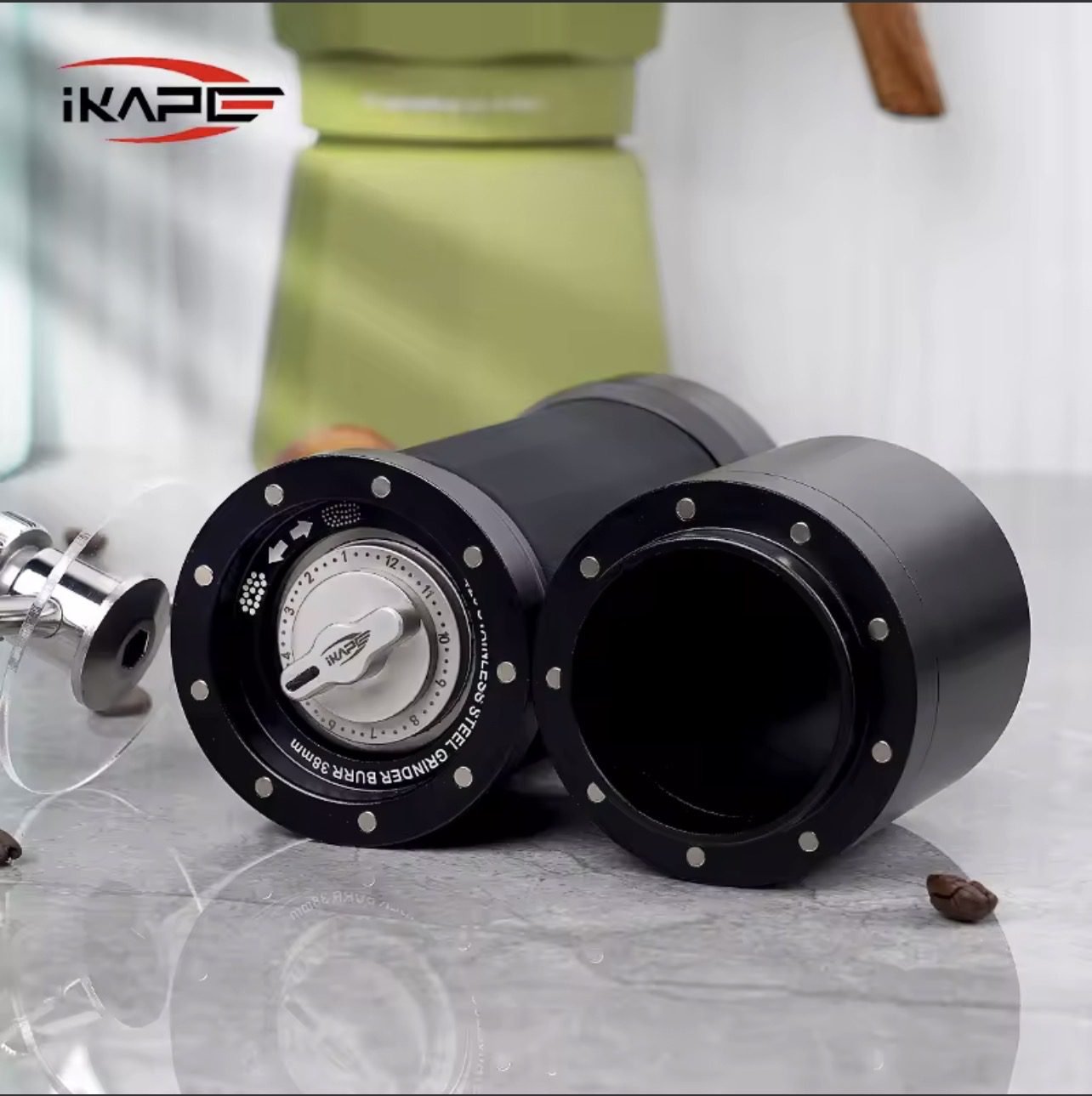 ⁦IKAPE V2 Manual Coffee Grinder KM7⁩ - الصورة ⁦6⁩