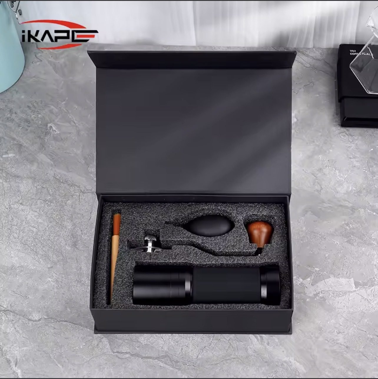 ⁦IKAPE V2 Manual Coffee Grinder KM7⁩ - الصورة ⁦7⁩