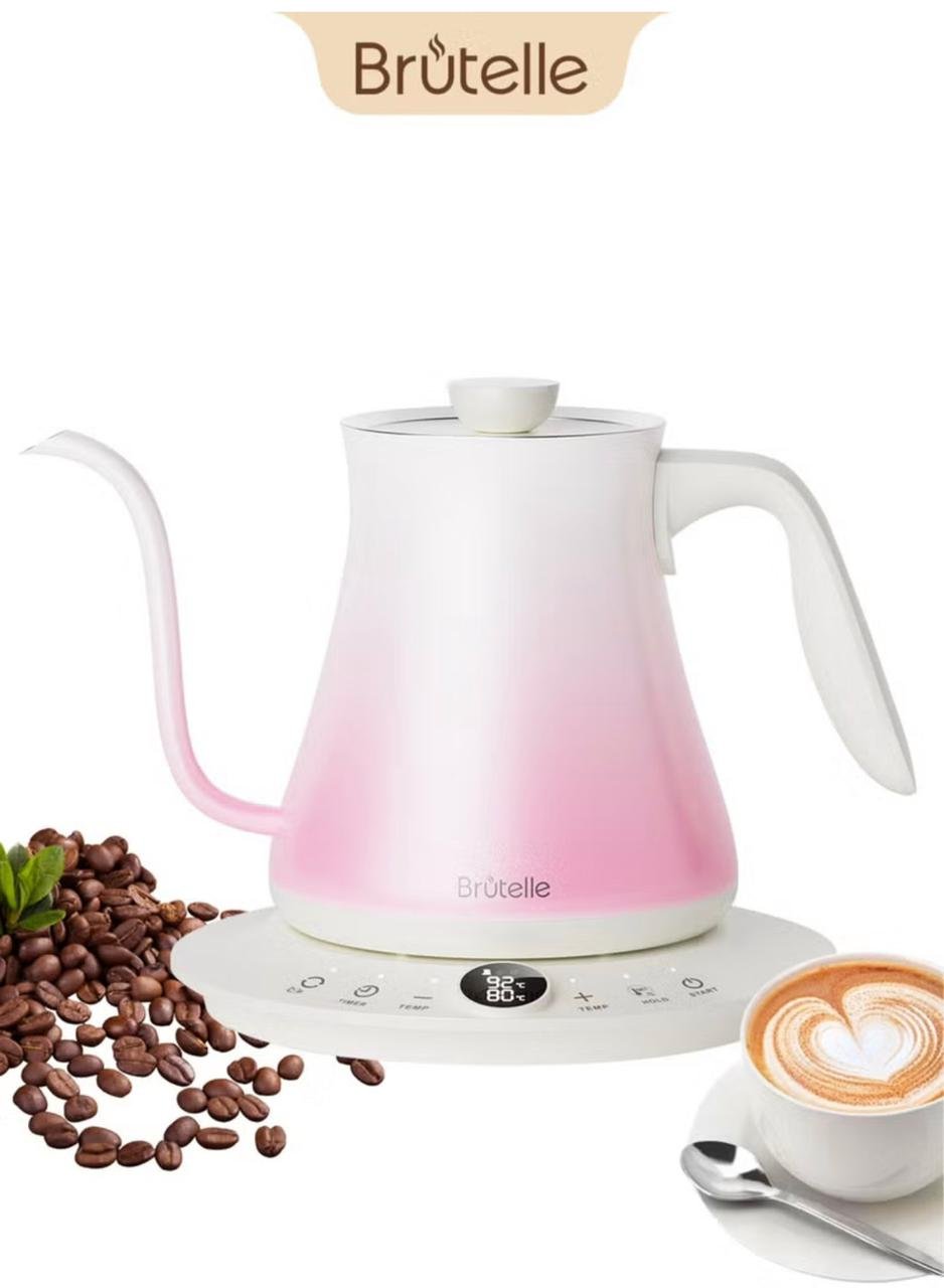 Electric Kettle V60 Coffee Kettle Gooseneck Kettle 800Ml- Pink