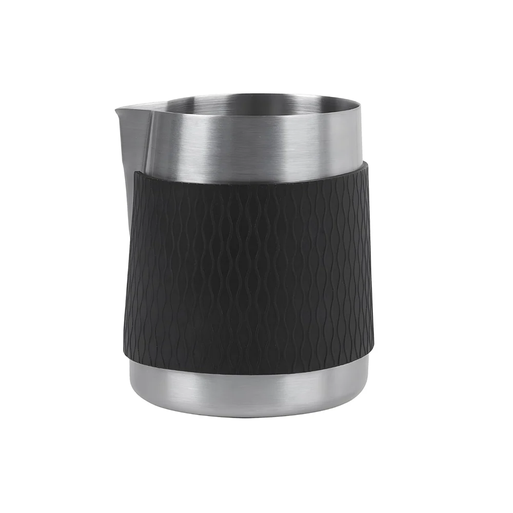 (600ml) IKAPE Espresso Milk Frothing Jug without Handle-Silver