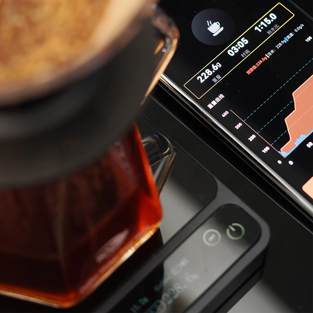 IKAPE Smart Electronic Coffee Scale with Bluetooth APP_V2 Pro - الصورة 7
